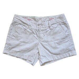 Lilly Pulitzer White "The Callahan" Shorts